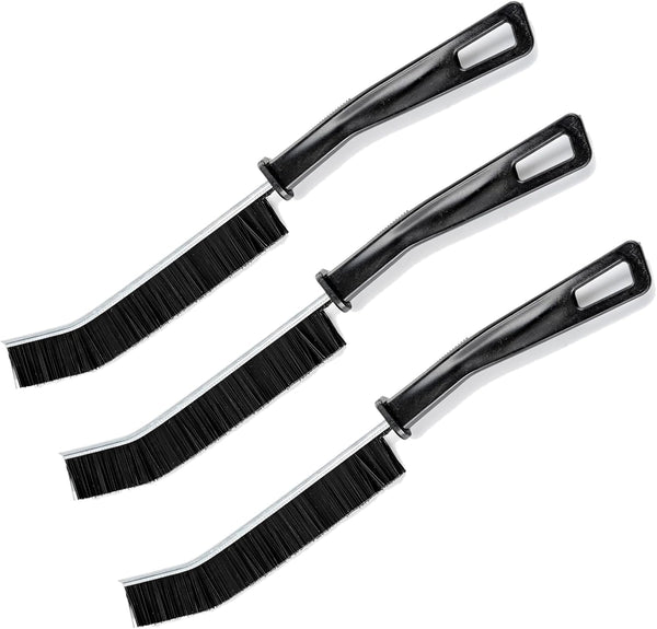 zffkz 3 Pcs Crevice Cleaning Brush, 23cm Toilet Brush - Non-Slip Grip, All-Surface