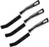 zffkz 3 Pcs Crevice Cleaning Brush, 23cm Toilet Brush - Non-Slip Grip, All-Surface