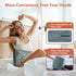 Upgraded Heating Pad for Back Pain Relief, Electric Large Heating Pads with Belt, 6 Heat Levels, 4 Timer Auto Off