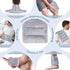 SuzziPad Microwavable Heating Pads for Neck & Shoulder Pain, 7x16 Cramps Relief Heating Pad, Gray