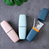 Toothbrush Cup Holder with Cover, Portable Toothbrush Case and Carrier for Bathroom, School, Business Trip