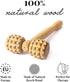 Set tuuli Wooden Massage Roller - Maderotherapy Massage Stick Relaxing Muscles, Self-Care - Wood Roller Massager