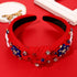 MOLOCH American Flag Headband - 4th of July Knotted Headband with Rhinestone Crystal for Women