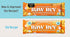 Creamy Peanut Butter & Sea Salt "New & Improved Glo" Vegan Protein Bars, Pack of 12, 13g Protein, Only 2g Sugar