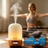 Yoga(<25dB) Essential Oil Diffuser for Home, Ultrasonic Cool Mist Air Aromatherapy Humidifier, Mini Scent Air Machine