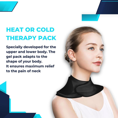 Gel Ice Pack Wrap for Neck Pain Relief