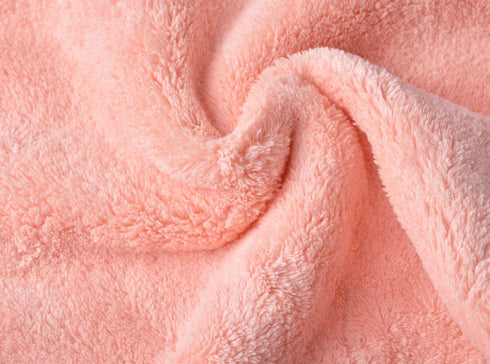 Reusable Makeup Remover Cloths - Soft Microfiber Facial Cleansing Pads for Face, Eye, Lips (12 Pack, Coral)