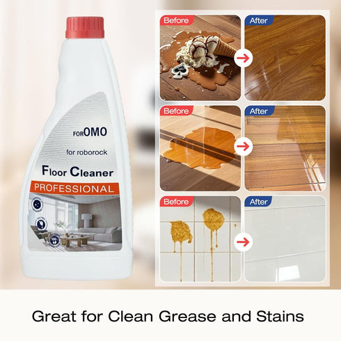 Vacbeuta (2 Floor Cleaning Solution Compatible With Roborock Robot Vacuum And Mop Cleaner Deep Cleans For Multiple Hard