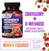 Probiotics for Women with Prebiotics - 90 Billion CFU, 16 Strains, Cranberry & D-Mannose - 60 Capsules for Health