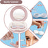 2 Pack Travel Contact Lens Case Kit, Portable Eye Case with Mirror, Remover Tool, Tweezers & Solution Bottle
