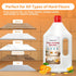 ZORAST 82 Oz, (S7, S8, Q7, Q8 Floor Cleaning Solution Sweet Orange Scent, Fl Compatible with All Roborock Mopping