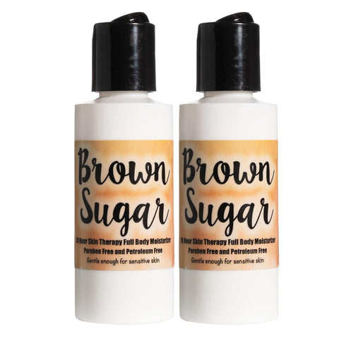 The Lotion Company 24 Hour Skin Therapy Lotion, Brown Sugar, 2 Count