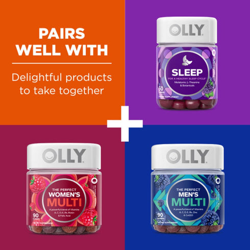 OLLY Probiotic Gummy, 1 Billion CFUs - Immune and Digestive Support, Chewable Supplement, Mango, 80 Count