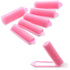 Zhehao 36 Pcs Small Pink Foam Hair Rollers for Heatless Curls, Flexible Sleeping Hairdressing Curler (0.79 x 2.76 Inch)