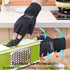 2 Pairs Fingerless Copper Arthritis Gloves for Women Men, Compression Gloves for Hand Pain Relief