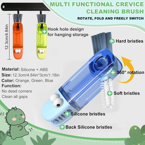 LJJYIJUN 3 1 Set Caps(3 in Cup Lid Gap Cleaning Brush, Portable Water Bottle Brush, Multifunctional Bottle Cleaner