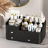 MIUOPUR Makeup Organizer for Vanity, Large Capacity Desk Organizer with Drawers for Cosmetics, Lipsticks, Jewelry, Nail Care, Skincare, Ideal for Bedroom and Bathroom Countertops - Large Black by MIUOPUR