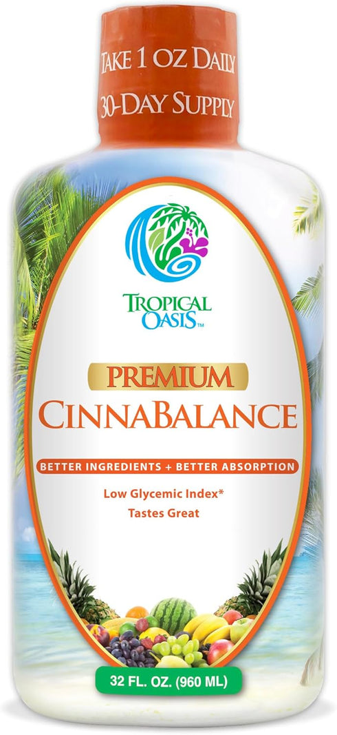Cinnabalance Liquid Cinnamon Supplement 32 oz - Includes Cinnamon Bark, Aloe Vera, Ginger Root, Green Tea & Antioxidants