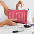 Howdy makeup bag,Pink Howdy, Western makeup bag,Cowgirl Gifts,Howdy cosmetic bag,Western cosmetic bag,Hot Pink Retro Western make up bag,Western gifts for Cowgirl
