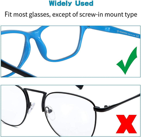 Silicone Adhesive Eyeglass Nose Pads - 20 Pairs for Eyeglasses