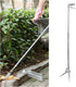 HAMPPLIES 118cm Foldable Stainless Steel Grabber Tool with Clamp Long Reacher Aid for Elderly and Disabled Patients