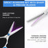Hair Cutting Scissors and Thinning Shears, 6.5in Professional Stainless Steel Barber Scissors with Sharp Blades, Ergonomic Hairdressing Scissors for Men Women Kids and Pets Hair by Hachacha