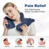 Microwave Heating Pad for Neck and Shoulders - Large Weighted Microwavable Heated Neck Wrap for Pain Relief