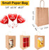 BAG BOX Gift Bags Paper Bags with Handles,Kraft Paper Shopping Bags For Small Business Small Gift Bags with Handles for Grocery Birthday Party Supplies