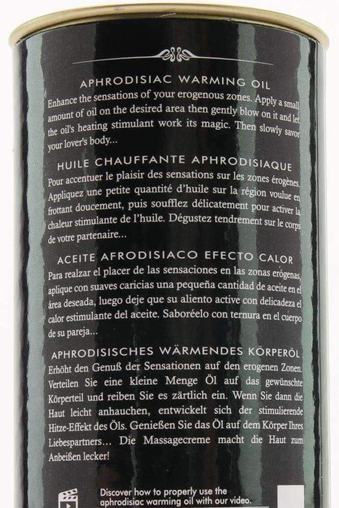 Shunga 100 Ml, 3.38 Aphrodisiac Warming Oil Fetish Vanilla, Ounce
