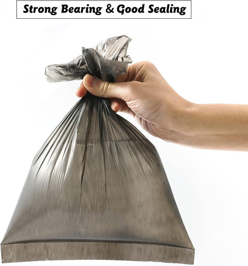 Mini Trash Bags 10 Rolls (200 Counts) - 0.5 Gallon/2 Liter Leak-Proof Bags for Car, Desktop & Small Trash Cans