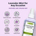 De La Cruz Lavender Water Body Mist, Lavender Spray with Pure Essential Oil, 8 fl oz