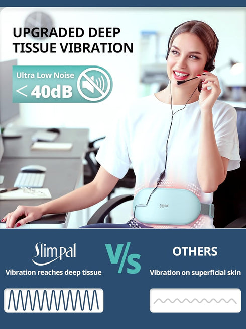 Slimpal Heating Pad for Period Cramps, Plus-Sized Portable Electric Heating Pad, Menstrual Cordless Heat Belt Back