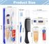 Hygiene Kit Bulk, Individually Packed Travel Hygiene Kit with Toothbrush, Toothpaste, Comb, Shampoo, Soap, Floss Picks