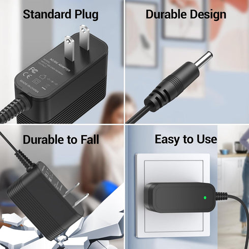Remington Shaver Charger Cord, 5V Power Supply for PG6025, PG250, PG525, PG6145, PG6155, PG6135, PG6015