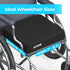 AUVON Cooling Gel Wheelchair Seat Cushion for Sciatica, Back Pain Relief, Breathable Memory Foam with Anti-Slip Cover