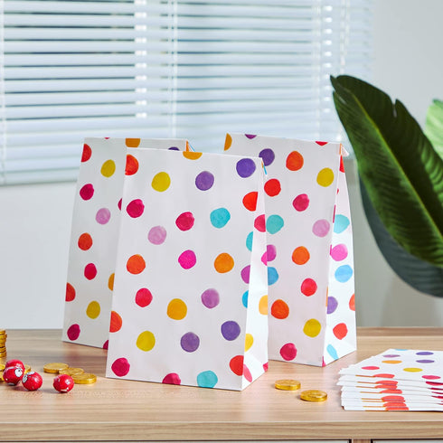 30 Pack Party Favor Bags, Goodie Bags for Kids Birthday Party