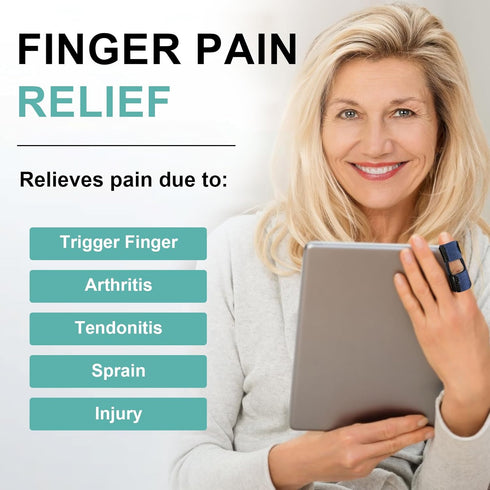 Trigger Finger Splint, Mallet Finger Brace for Index, Middle, Ring Finger - Tendon Release & Pain Relief