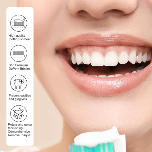Replacement Heads for Oral B Braun Electric Toothbrush, 16 Pcs for Pro 1000/1500/7500/3000/7000
