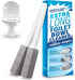 Impresa 2 Pack Pumice Stone Toilet Bowl Cleaner with Extra Long Handle, Limescale Remover, Brush Wand