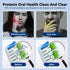 UV Toothbrush Covers Case Sanitizer and Holder with Light, Rechargeable Portable Toothbrush Cleaner Case, Fan (Blue)