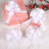 InnoHHustle 6 6 Inches PCS Large Pull Bows, White Gift Bow Large Ribbon Bows for Gift Wrapping Wedding Christmas