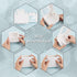 BENECREAT 20 Pack White Kraft Paper Boxes with Clear Window, 3.6x3.6x1.4, Gift Packaging for Bakery Cookies Cake Candy