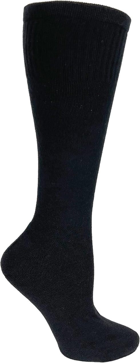 Prestige Medical Womens Small/Medium Premium Wool Compression Socks, Black
