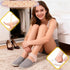 SAYUANVA 2 Heel Sleeves for Women & Men, Silicone Heel Protectors for Cracked Heels & Plantar Fasciitis Pain Relief
