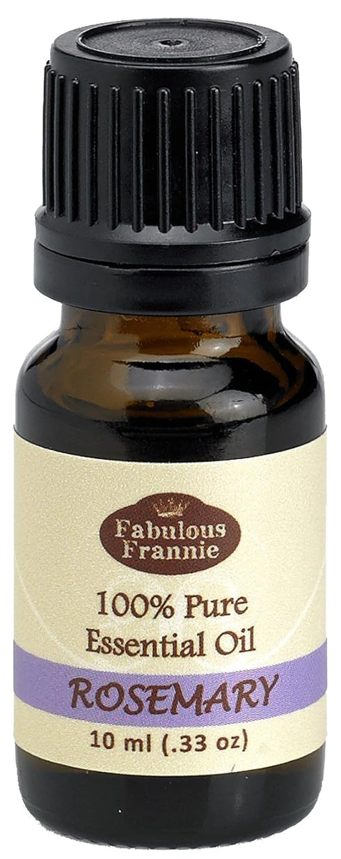 Fabulous Frannie 100% Pure Rosemary Essential Oil, Therapeutic Grade - 10 ml for Aromatherapy