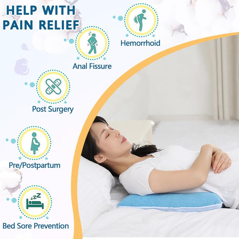 Tailbone Anti-Bedsore Cushion, Donut Pillows, Pressure Ulcer Cushions, Pillow Pain Relief Mat, Soft Pad of Bed Sores