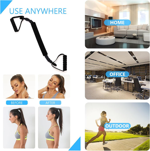 Neck Stretcher Exerciser, FSA/HSA Eligible, Cervical Traction Device for Neck Pain Relief and Spine Alignment. Portable