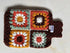 YDMZZB Pattern,2L Crochet Hot Water Bottle Cover,Granny Square Crochet Only Cover Bag (Rainbow Sunflower)