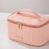 KITENROM Preppy Small Makeup Bag - Little Cosmetic Pouch Toiletry Organizer Case for Women (Root Pink)