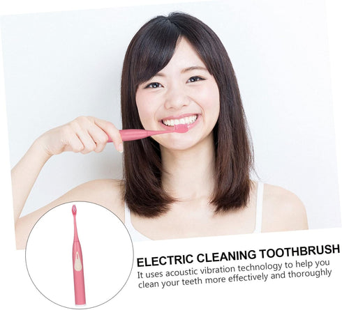 Portable Sonic Electric Toothbrush for Adults Ergonomic Design Vibration for Teeth Cleaning Compact Travel-Friendly